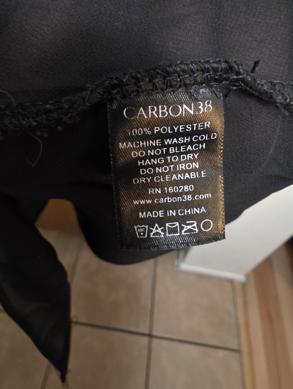 Carbon38 Mesh Black Pleated Skirt Size XS - Picture 9 of 9
